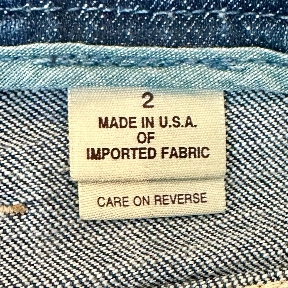 Y2K FRANKIE B ULTRA LOW CAPRI CUFFED JEANS - Picture 9 of 11